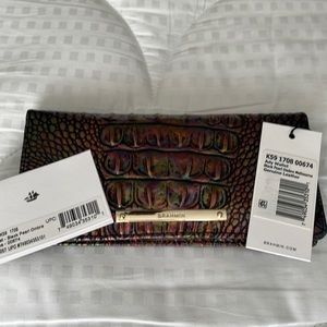 NWT Brahmin Ady Wallet Black Pearl Ombre Melbourne